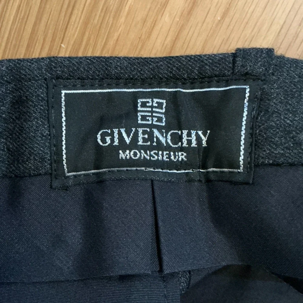 Givenchy Monsieur 100%‎ Wool Charcoal Pleated Dress Slacks Size 40R